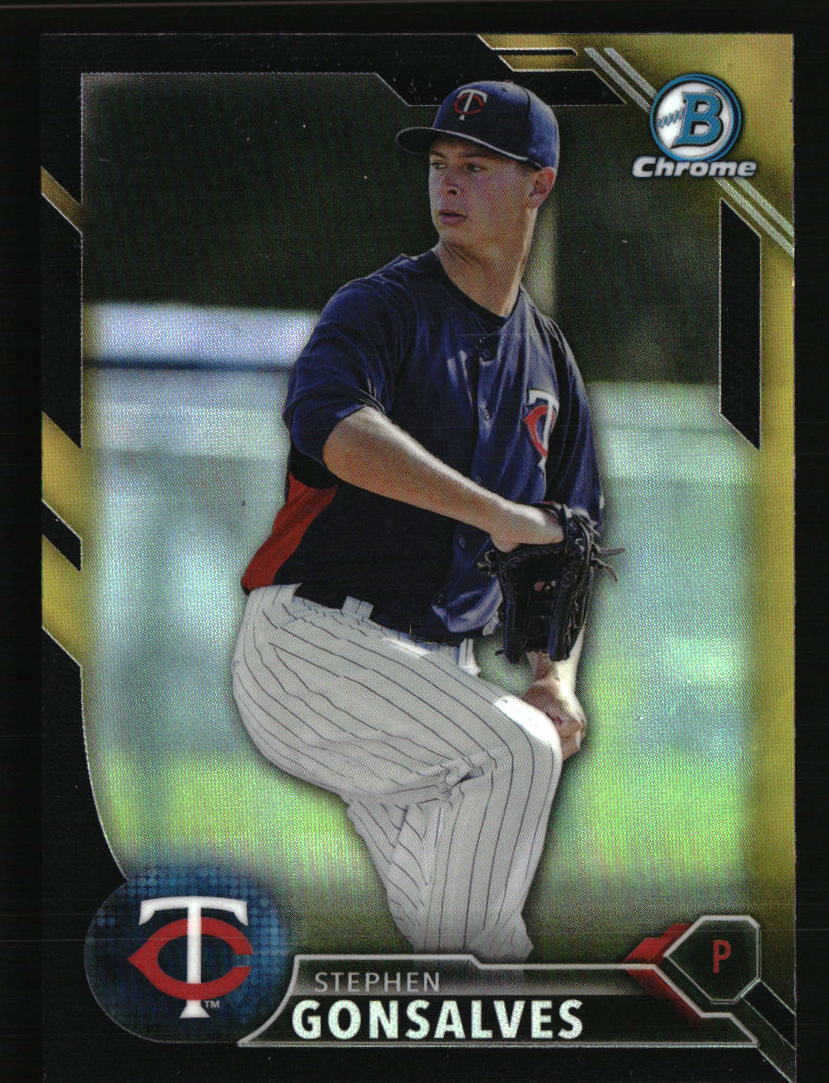 Stephen Gonsalves 2016 Bowman Chrome BCP230 Rookie Baseball Card