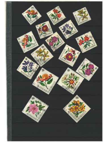 BURUNDI AFRICA CONGO USED FLOWERS SET STAMPS  LOT (AFR 150) - Picture 1 of 1