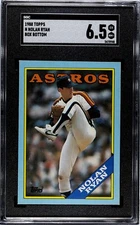 1988 Topps #N Nolan Ryan Box Bottom SGC 6.5