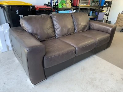 Bay Leather Republic 2 5 Seater Leather Couch Sofa Sofas Gumtree Australia Kingston Area Chelsea 1256337561
