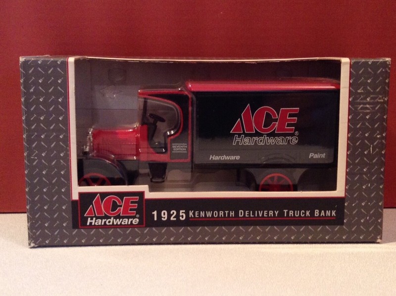 NEW ERTL F397 ACE HARDWARE 1925 KENWORTH DELIVERY DIECAST TRUCK BANK
