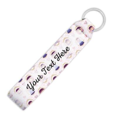 Cute Angel Frame Tulip : Gift Neoprene Wristlet Keychain