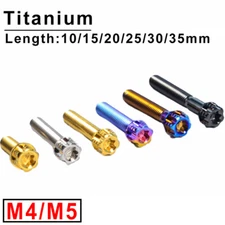 M4/M5*10/15/20/25~35mm Titanium Internal And External Plum Blossom Flange Screws