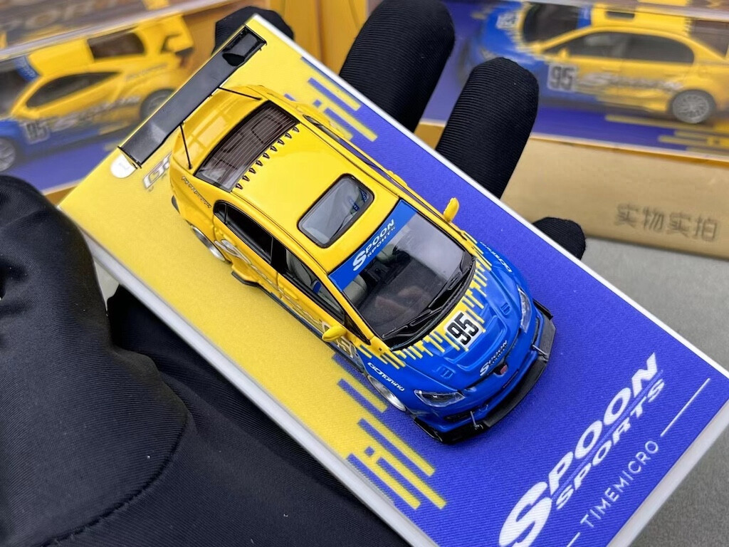 TM 1:64 JDM Civic Type R FD2 #95 Spoon Racing Sports Model