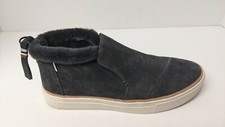 Toms Paxton Mid-Top Slip-On Shoes, Grey, Women's 8.5 M