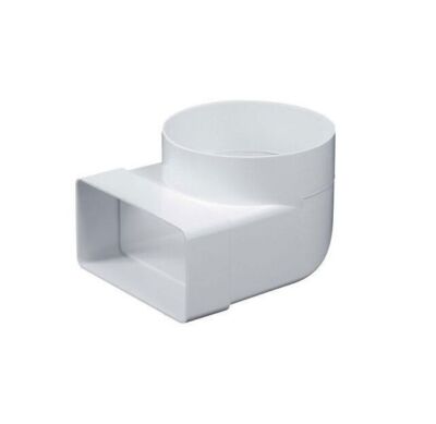 Rechteckiger Kanalverbinder 55 mm x 100 mm / 4'' Kanal Trafo Rohrbogen