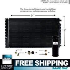CNFP1224KT Kit A/C Universal Condenser Parallel Flow 12 x 24 O-ring with Drier