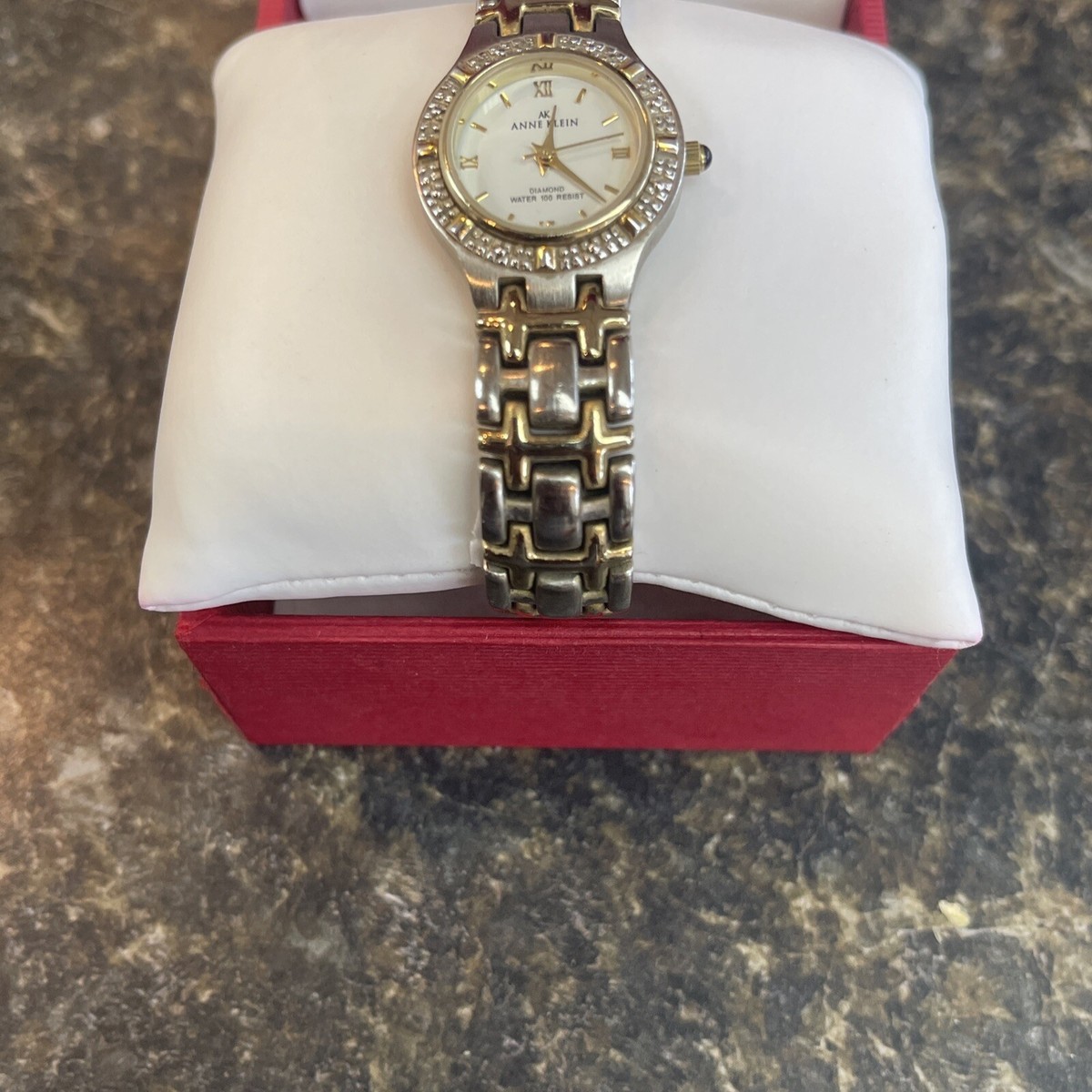 ANNE KLEIN WOMENS WATCH STAINLESS STEEL WATER RESISTANT TO 100FT