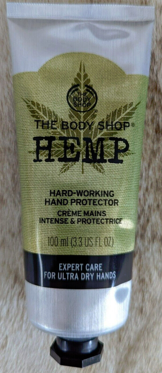 2 The Body Shop HEMP Hard Working Hand Protector Cream Creme 3.3 oz 100