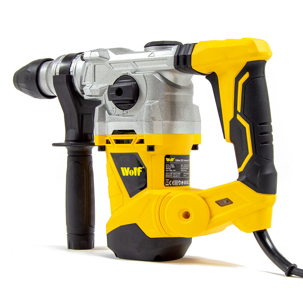 Ex Demo Hammer Drill 1500w SDS Wolf 1500 Watt 6 Joules 4 Functions eBay