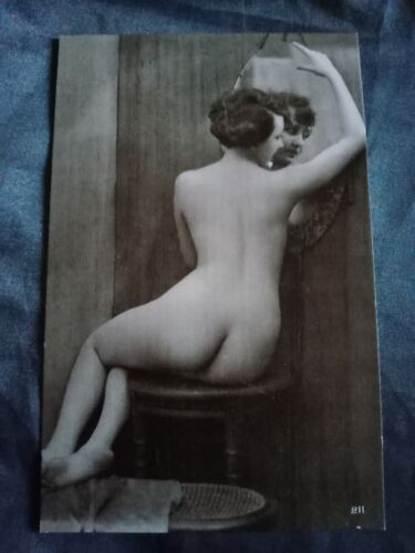 313 CPA reproduction des années 1920 jeune femme nu artistique - Photo 1/2