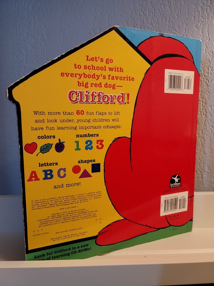 Clifford's Schoolhouse by Norman Bridwell (2000, Children's Board