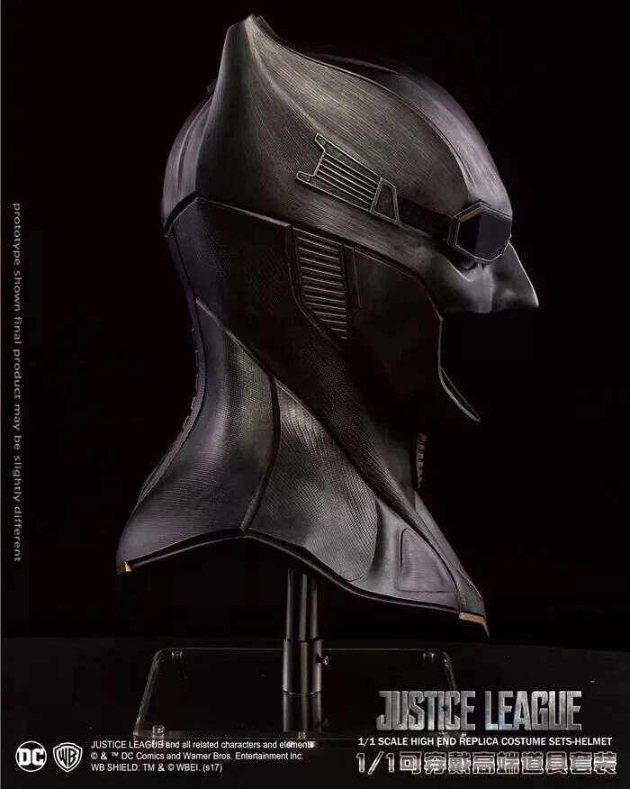 DC Justice League Batman Full Size Helmet Adult Mask Fancy Dress & Cosplay Gift - Image 3 of 4