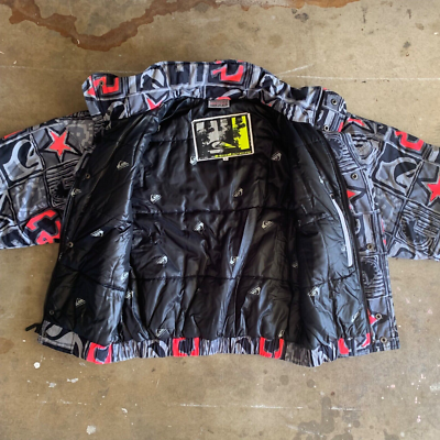 1980s VINTAGE 80s QUIKSILVER BRAND SKI / SNOWBOARD JACKET MEN SZ S