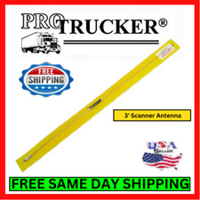 ProTrucker 3' Scanner Antenna For Car/Truck Pretuned 25-512 Mhz Stainless Steel
