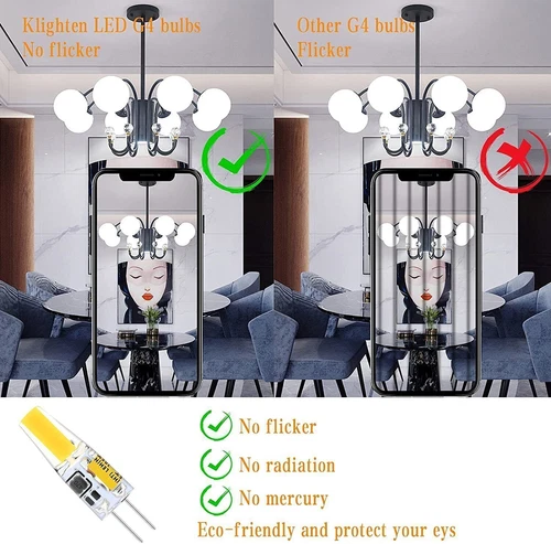 LED G4 Halogen-COB Lampen Warmweiß Stiftsockel Leuchtmittel Dimmbar 12V AC/DC - Bild 10 von 33