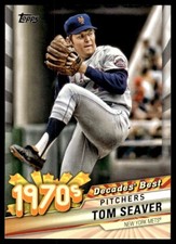 2020 Topps Decades' Best Baseball Tom Seaver New York Mets #DB-33
