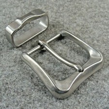 Heavy Duty Pin Belt Buckle Stainless Steel Buckles for 1.5" Belt with Belt Loop
