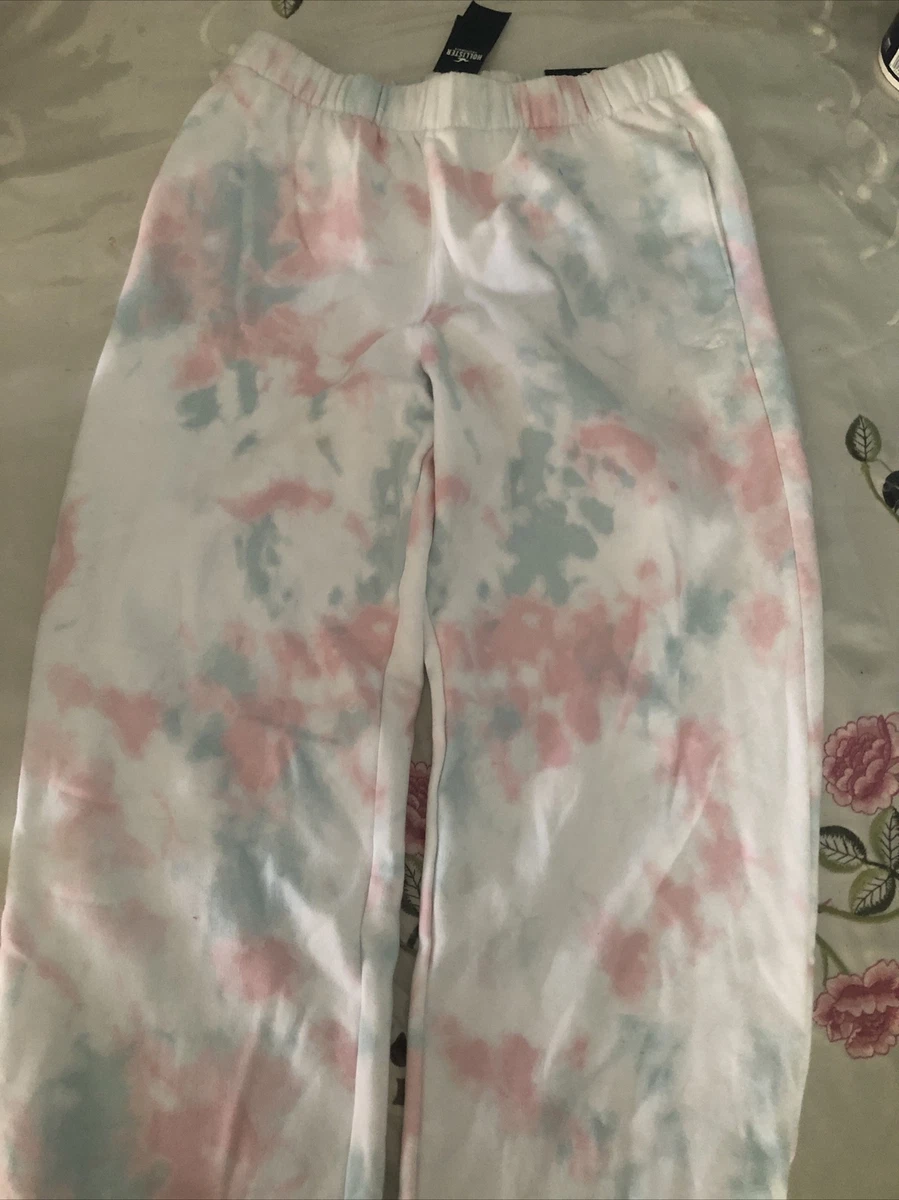 Hollister womens ultra high rise joggers size medium white pastel