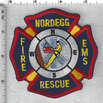 Nordegg Fire Rescue EMS (Alberta, Canada) Shoulder patch | eBay