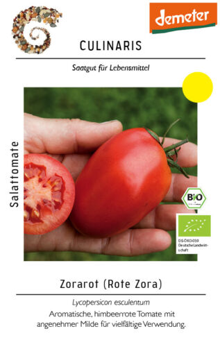 Salattomate Zorarot Rote Zora samenfest bio Saatgut Freilandtomate Tomatensamen - Bild 1 von 2