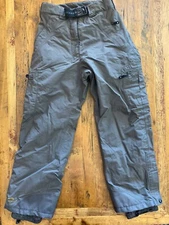 Polar Edge Alamosa Insulated Ski Snowboard Snow Pants Gray Womens Size Small