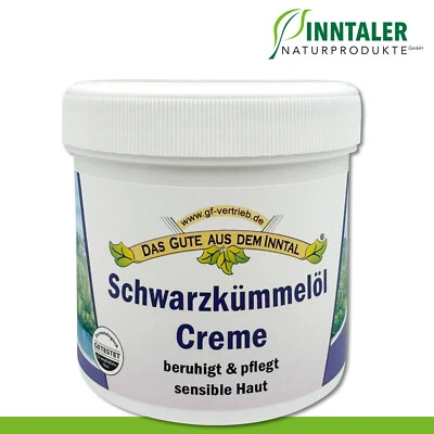 200 ml Schwarzkümmelöl Creme sensible Haut beruhigt Inntaler Naturprodukte