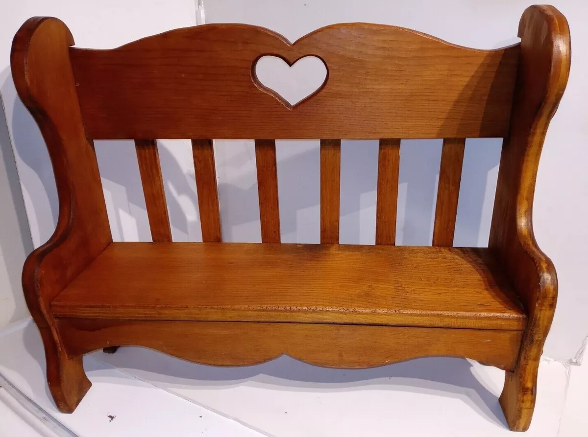 Small settle bench deals