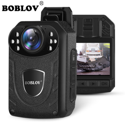 Boblov KJ21 Bodycam 1296P Körperkamera für Haustier-Spaziergänge, bis zu 256GB