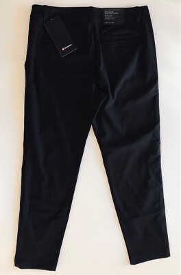 Lululemon Men's ABC Trouser Pant Slim Fit LM5AQYS Black Size 32” x
