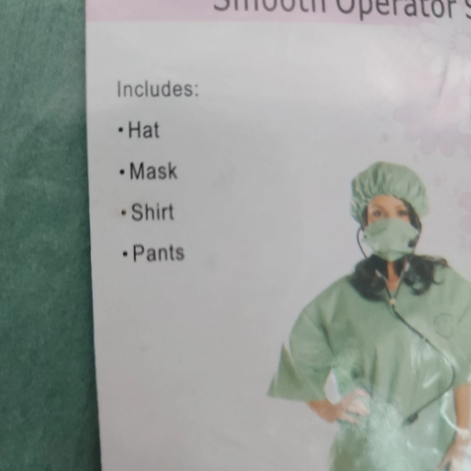 Disfraz de médico cirujano operador liso HOLLOWEN adulto talla única para todos Foto 3 de 3