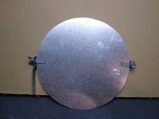 8-Inch Diameter Galvanized Duct Volume Damper with Manual Adjusting Arm
