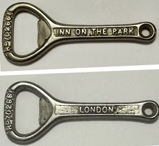 Four Seasons Hotel Inn On The Park London UK Keychain Bottle Opener 3.5&rdquo; x 1.5&rdquo;