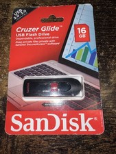 SanDisk Cruzer Glide 16GB USB Flash Drive - New Sealed