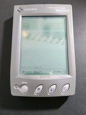 Casio Cassiopeia E-11 Handheld PC - TESTED WORKING - No Stylus - Clean Back