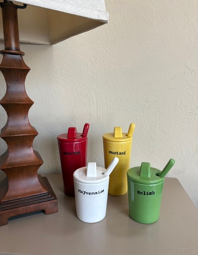 BBQ Picnic Condiment 12 Piece Set (Pottery Barn? Retired)