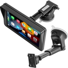 Suction Cup Car Mount for CarPlay Screens 7-11 Inch Adjustable Dashboard
