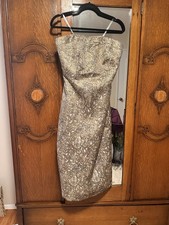 Sachin and Babi JACQUARD ISA DRESS R232D22-710 GILDED FLORAL Size 10