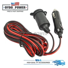 Car Cigarette Lighter Socket Extension Cord Cable Heavey Duty Adapter 12V 13 FT