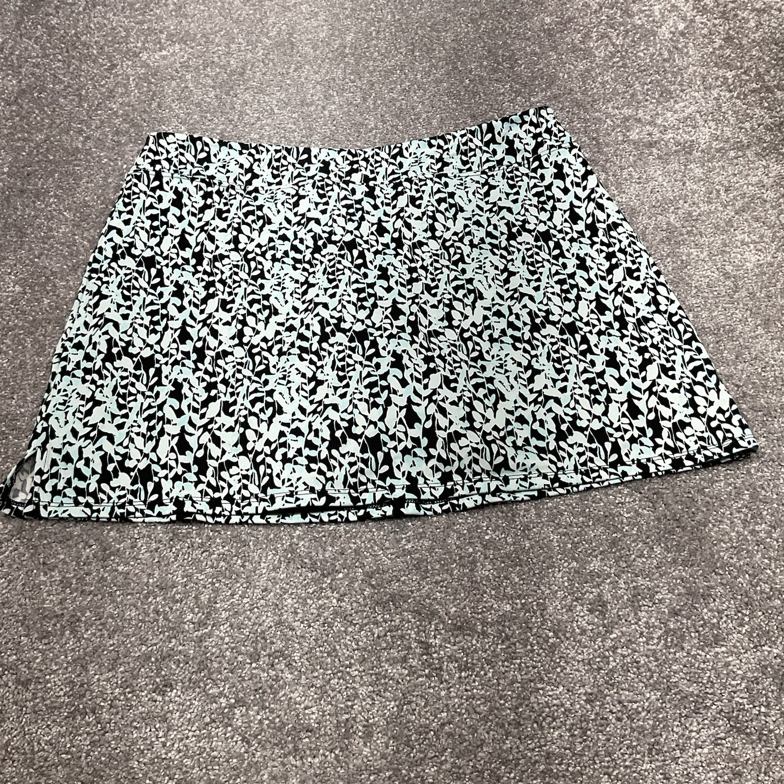 Tranquility  Pull On Stretch Skort Aqua/Black L - image 2