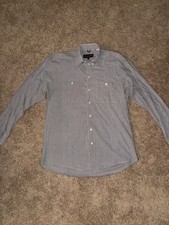 Kenneth Cole New York Men's Button-Up Dress Shirt Size 16 30-35