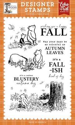 Winnie Puuh Herbst Stempelset - Herbstliche Art des Tages - 5A0033CC-1H52K