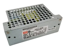 Mean Well PSC-60A Power Supply 13.8 Vdc 1.5-2.8A  39W Out Adj. Input NEW