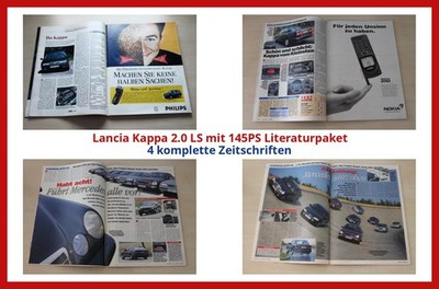 Lancia Kappa 2.0 LS mit 145PS Literaturpaket - 4 komplette Zeitschriften