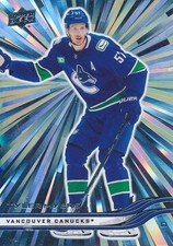 2025/26 Upper Deck Series One #180 Tyler Myers Outburst Silver Base Parallel