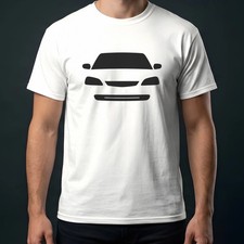 Civic 2001-2005 Front View Car Silhouette T-Shirt Unisex Graphic Tee Gift