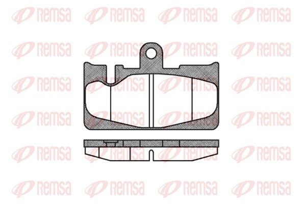 Bremsbelagsatz Scheibenbremse Remsa 0889.00 FüR LS Lexus 430 UCF30-image