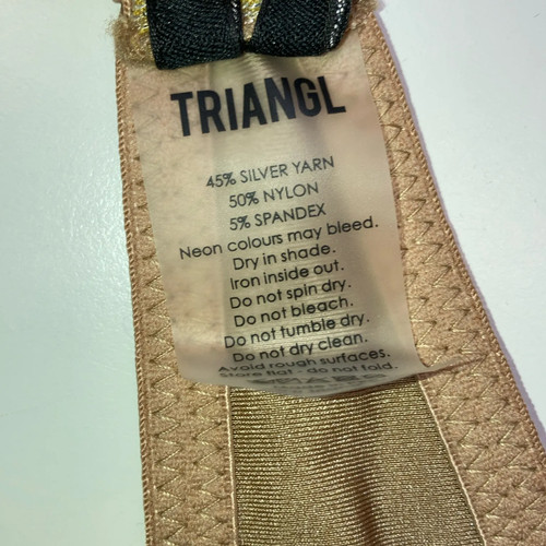 Triangl, Bikinioberteil, Größe: S, Gelb, Nylon/Elasthan, Damen #Bys - Bild 4 von 5