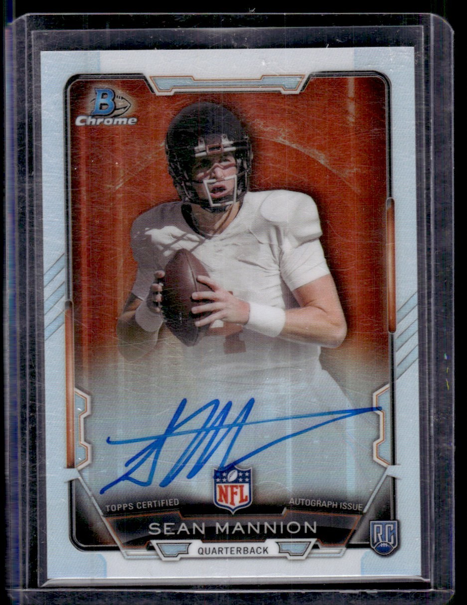 Sean Mannion Bowman Rookie Chrome Refractor Autographs #SM Autograph-Black Printing Plate 1/1