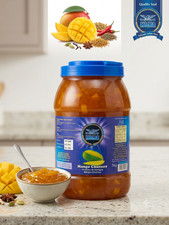 Heera/Balah Sweet Golden Mango Chutney 5kg Large Catering Size Sauce Bulk Free P